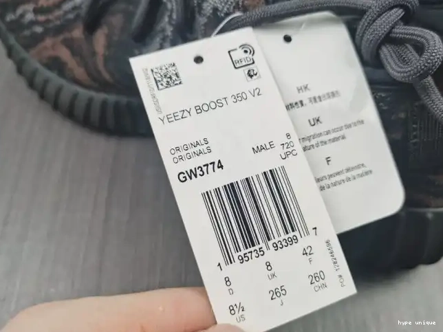 hype MX Oat Adidas Boost Black V2 Yeezy 350 GW3774 0620